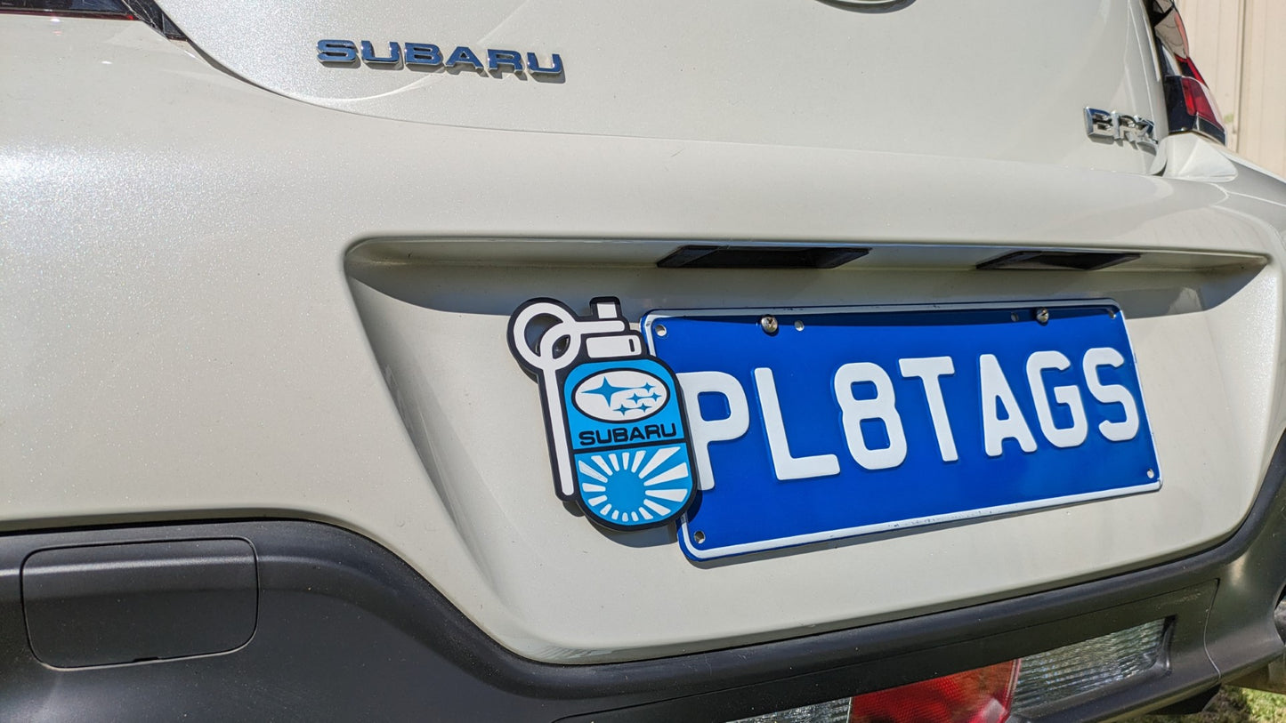 Subaru Grenade PlateTag